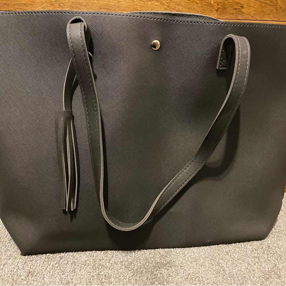 Grey Tote Bag